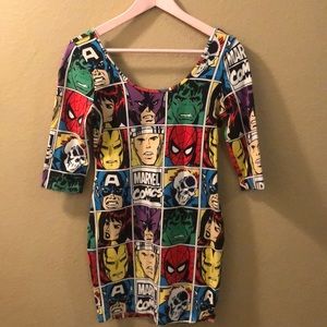 Marvel pop art dress